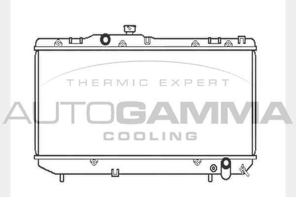 101356 AUTOGAMMA Радиатор, охлаждение двигателя