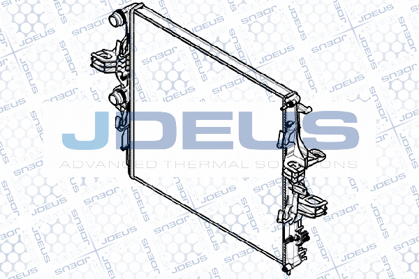 RA0140110 JDEUS Радиатор, охлаждение двигателя