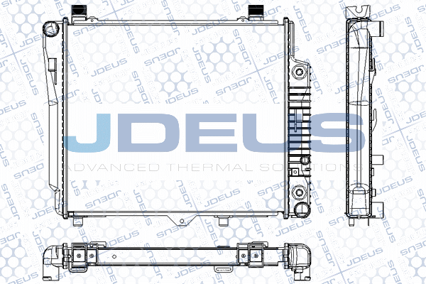 RA0170390 JDEUS Радиатор, охлаждение двигателя