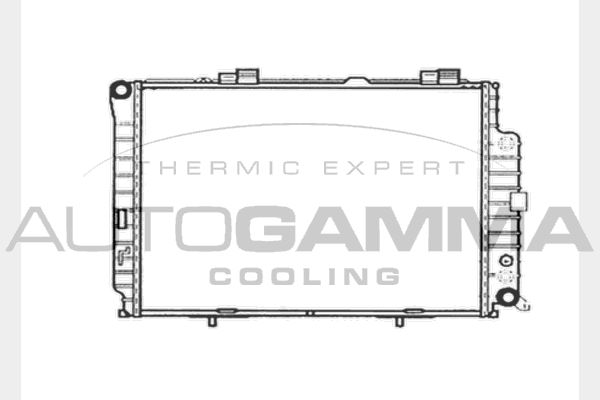 101382 AUTOGAMMA Радиатор, охлаждение двигателя