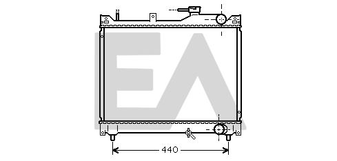 31R69042 EACLIMA Радиатор, охлаждение двигателя