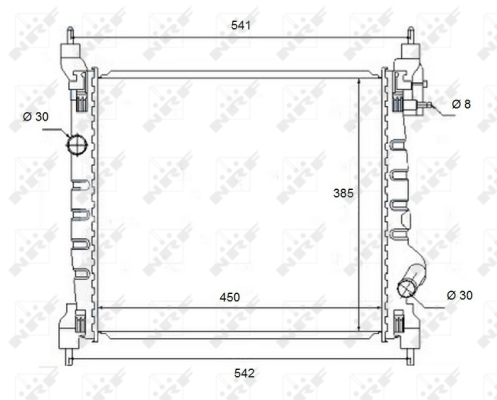 WG1723404 WILMINK GROUP Радиатор, охлаждение двигателя