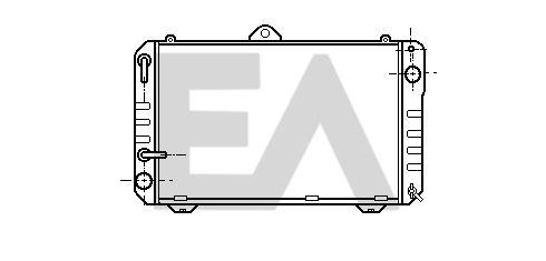 31R71080 EACLIMA Радиатор, охлаждение двигателя