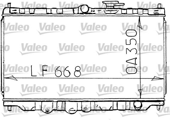 731100 VALEO Радиатор, охлаждение двигателя