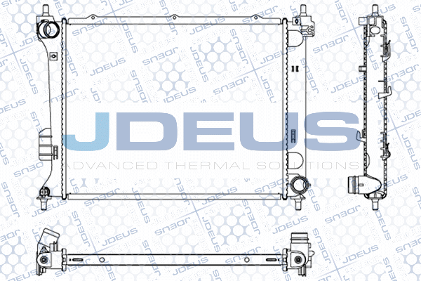 M0540410 JDEUS Радиатор, охлаждение двигателя