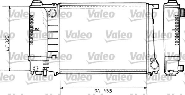 730365 VALEO Радиатор, охлаждение двигателя