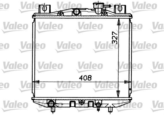 731153 VALEO Радиатор, охлаждение двигателя