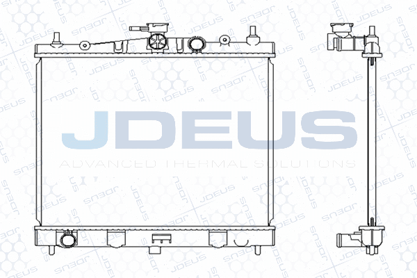 M0191050 JDEUS Радиатор, охлаждение двигателя