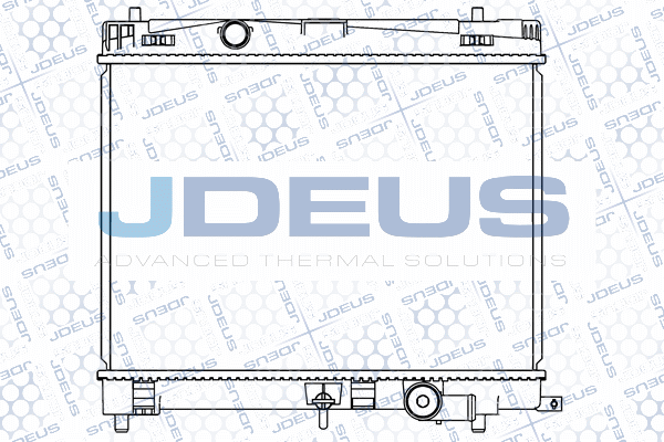 M0280780 JDEUS Радиатор, охлаждение двигателя