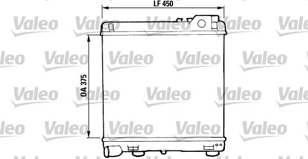 819369 VALEO Радиатор, охлаждение двигателя