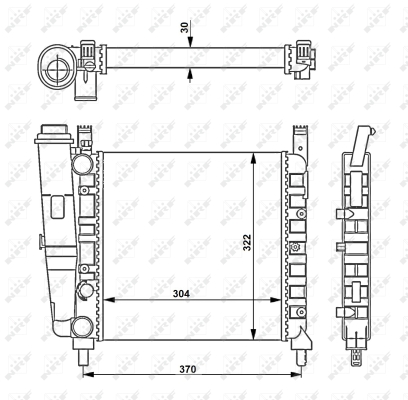 WG1722871 WILMINK GROUP Радиатор, охлаждение двигателя