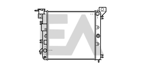 31R18010 EACLIMA Радиатор, охлаждение двигателя