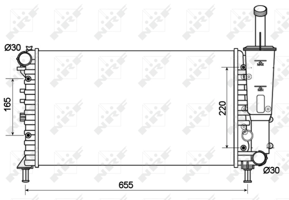 WG1722060 WILMINK GROUP Радиатор, охлаждение двигателя