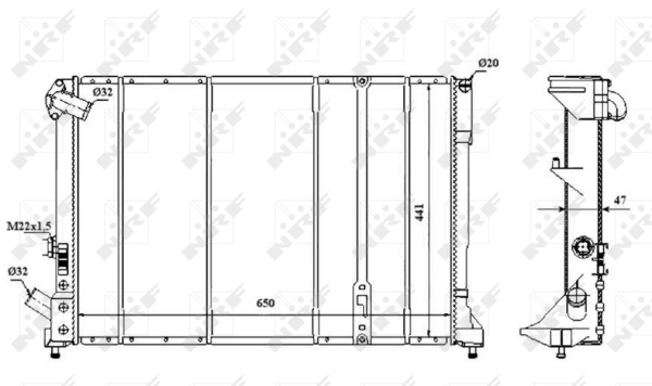 WG1723116 WILMINK GROUP Радиатор, охлаждение двигателя