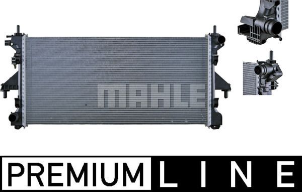 CR886000P MAHLE Радиатор, охлаждение двигателя