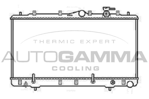 104064 AUTOGAMMA Радиатор, охлаждение двигателя
