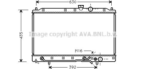 MT2148 PRASCO Радиатор, охлаждение двигателя