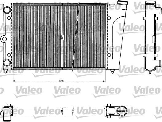 883755 VALEO Радиатор, охлаждение двигателя