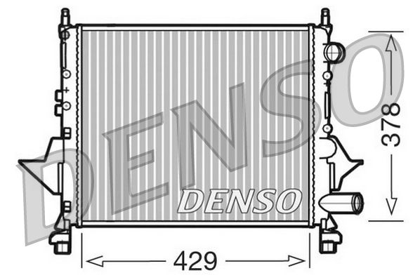 DRM23082 DENSO Радиатор, охлаждение двигателя