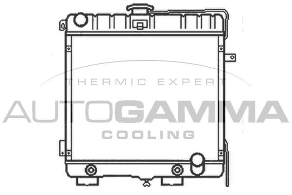 103341 AUTOGAMMA Радиатор, охлаждение двигателя