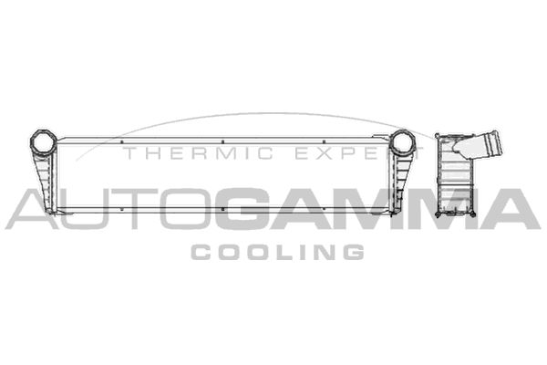 104699 AUTOGAMMA Радиатор, охлаждение двигателя