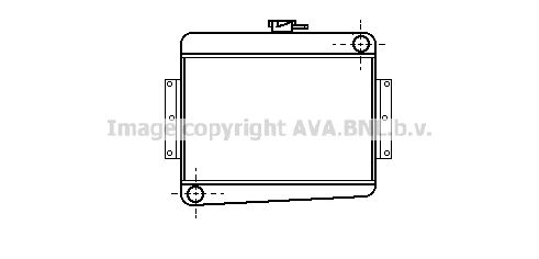 VA2002 PRASCO Радиатор, охлаждение двигателя