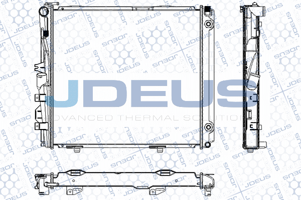 RA0170200 JDEUS Радиатор, охлаждение двигателя