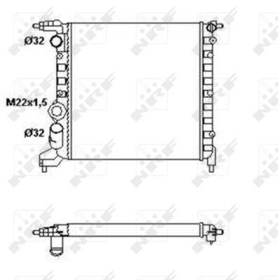 WG1723520 WILMINK GROUP Радиатор, охлаждение двигателя