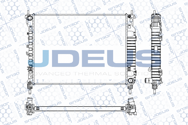 M0201290 JDEUS Радиатор, охлаждение двигателя