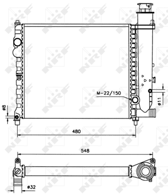 WG1723493 WILMINK GROUP Радиатор, охлаждение двигателя