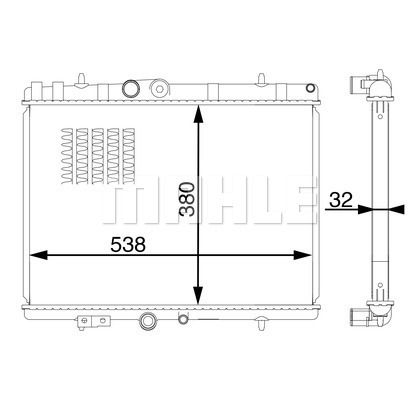 WG2182785 WILMINK GROUP Радиатор, охлаждение двигателя