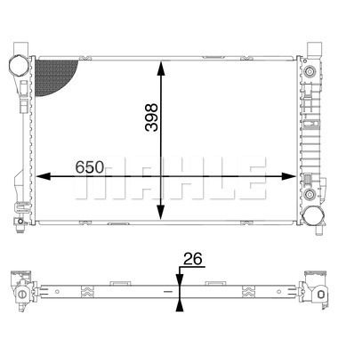 WG2182792 WILMINK GROUP Радиатор, охлаждение двигателя