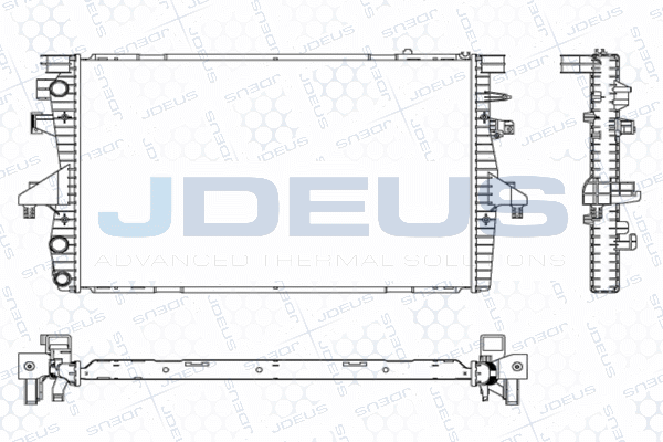 M0300520 JDEUS Радиатор, охлаждение двигателя