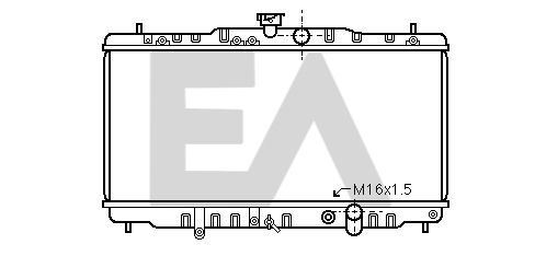 31R26018 EACLIMA Радиатор, охлаждение двигателя