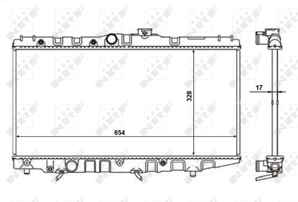 WG1723058 WILMINK GROUP Радиатор, охлаждение двигателя