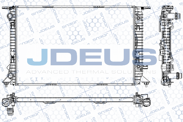 RA0010440 JDEUS Радиатор, охлаждение двигателя