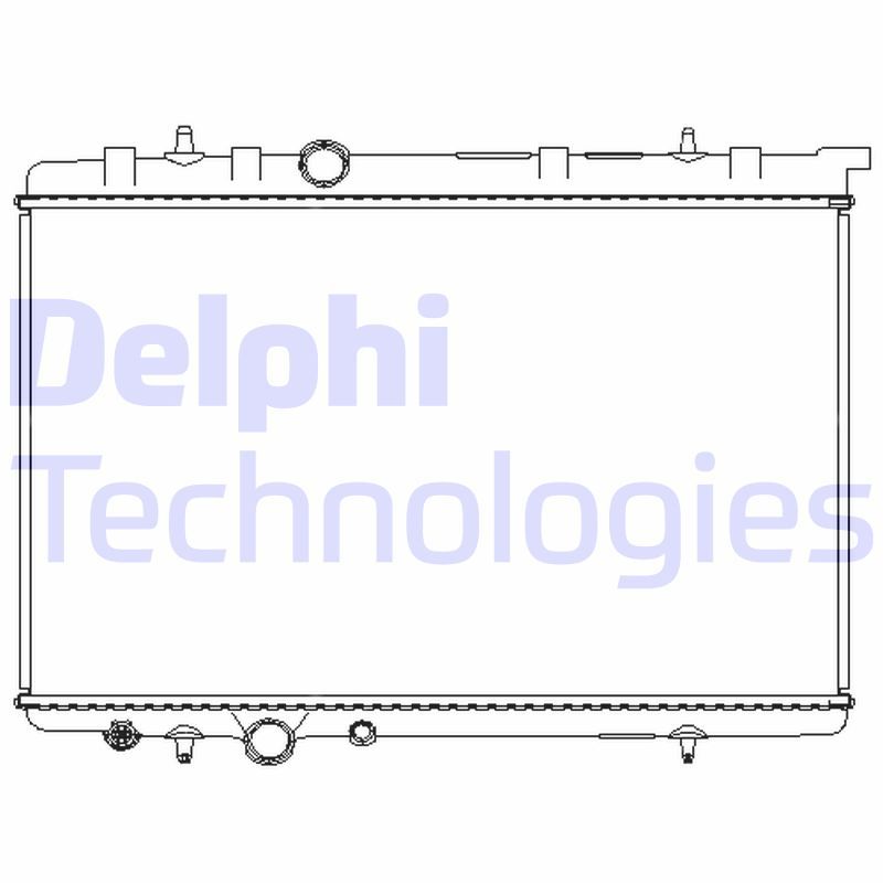 TSP0524067 DELPHI Радиатор, охлаждение двигателя