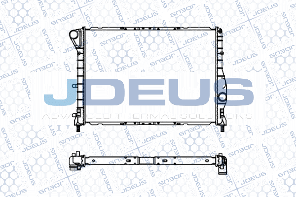 M0000140 JDEUS Радиатор, охлаждение двигателя