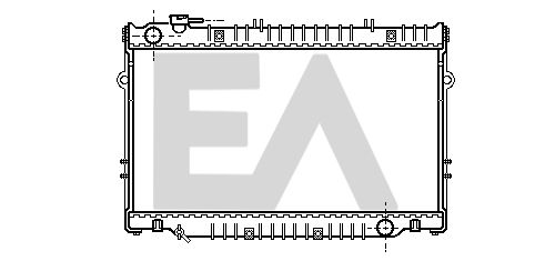 31R71108 EACLIMA Радиатор, охлаждение двигателя