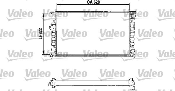 731025 VALEO Радиатор, охлаждение двигателя