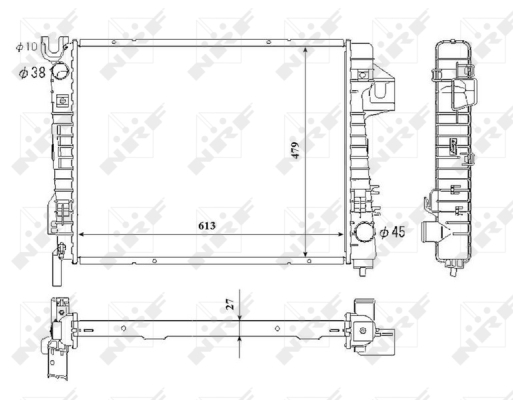 WG1722536 WILMINK GROUP Радиатор, охлаждение двигателя