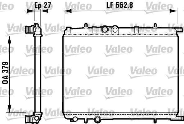 732909 VALEO Радиатор, охлаждение двигателя