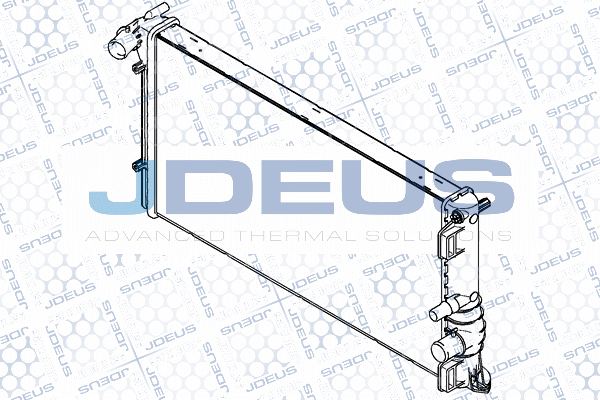 RA0360110 JDEUS Радиатор, охлаждение двигателя