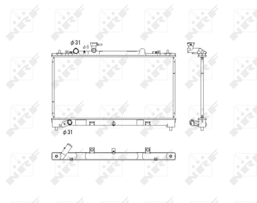 WG1722571 WILMINK GROUP Радиатор, охлаждение двигателя