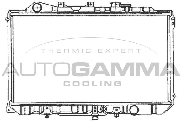 100497 AUTOGAMMA Радиатор, охлаждение двигателя