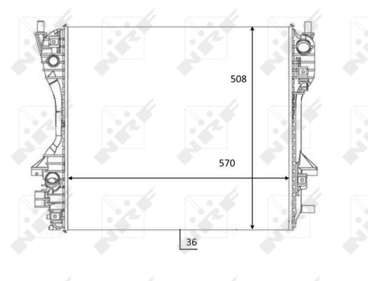 WG1723610 WILMINK GROUP Радиатор, охлаждение двигателя