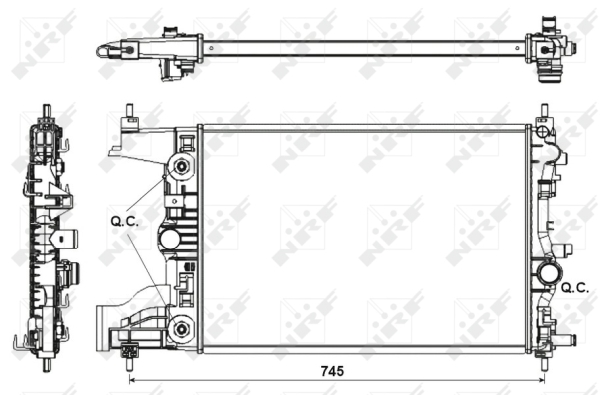 WG1722089 WILMINK GROUP Радиатор, охлаждение двигателя