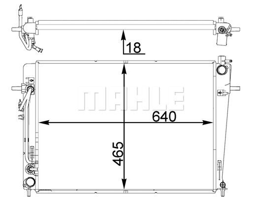 WG2182598 WILMINK GROUP Радиатор, охлаждение двигателя