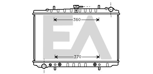 31R18013 EACLIMA Радиатор, охлаждение двигателя