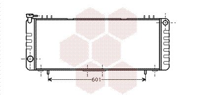 21002001 VAN WEZEL Радиатор, охлаждение двигателя